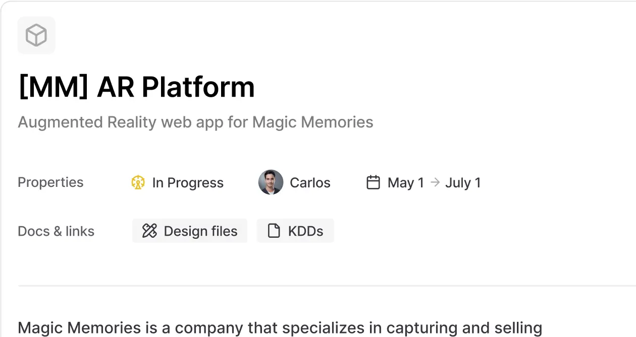 Load your resume and projects